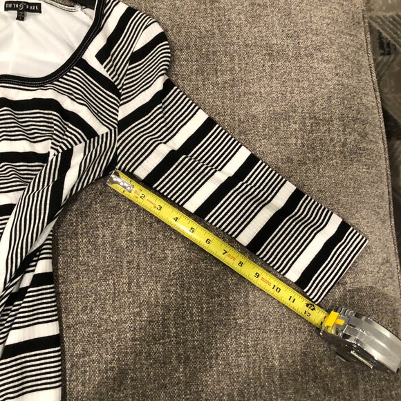 Fifth & Park Striped Dress Size S - Picture 3 of 10